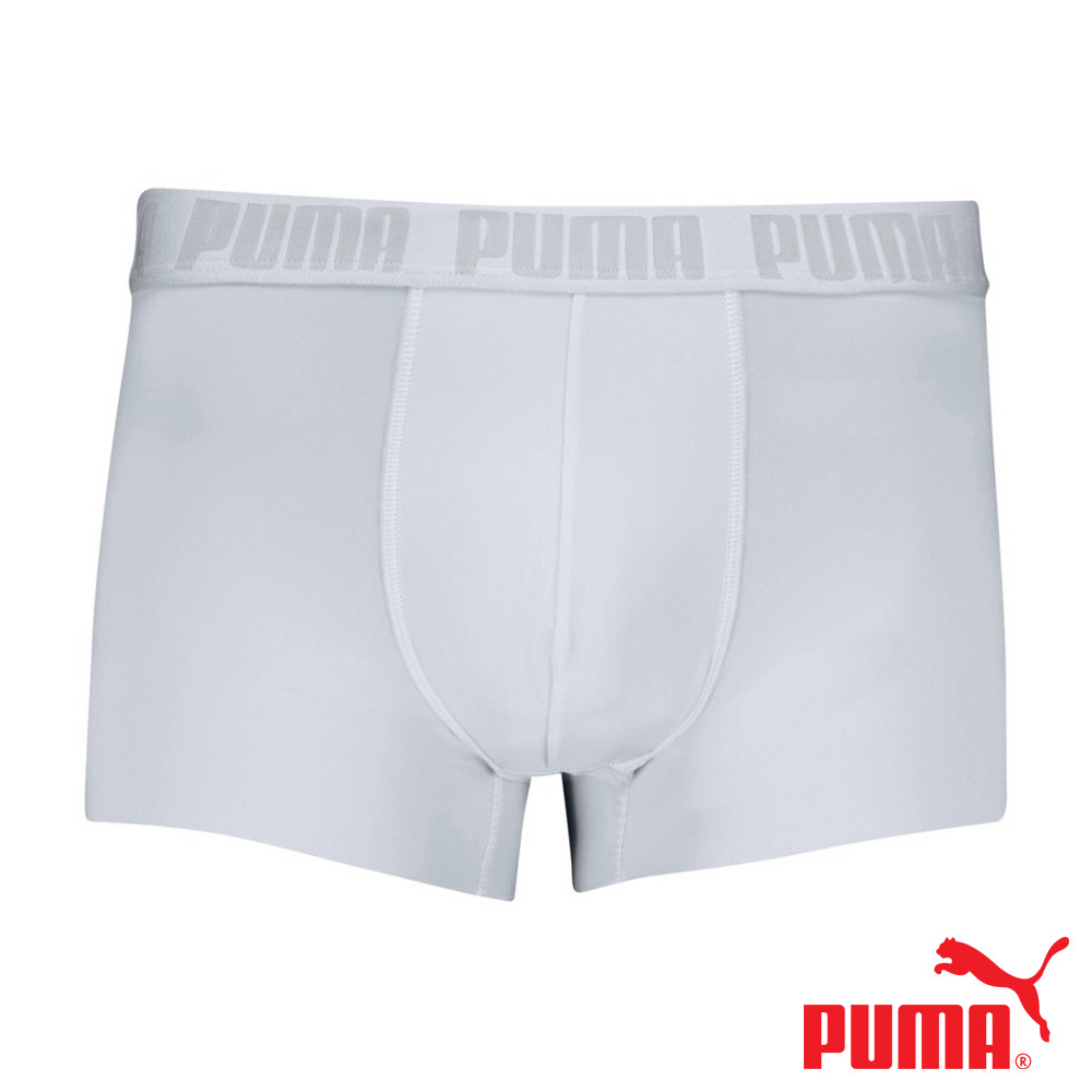 PUMA 涼感內褲 3件組 彪馬 跳豹 男內褲 冰絲內褲 平口內褲 涼感 彈力 貼身 透氣 抗菌 無痕 灰 淺灰 淺藍, 灰/淺灰/淺藍,L, large