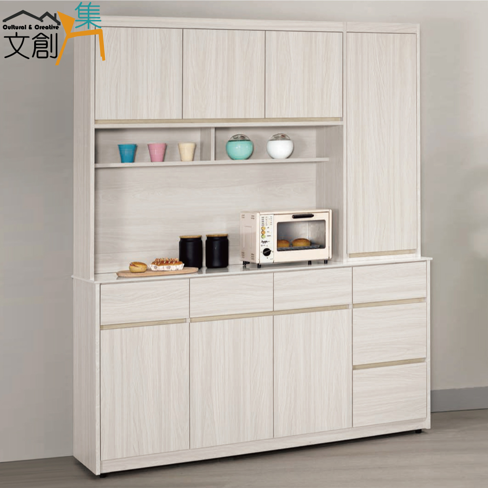 【文創集】寶亞5.3尺岩板六抽高餐櫃組合(客約商品), , large