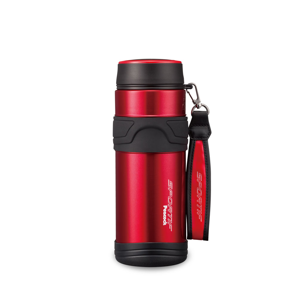 【日本孔雀Peacock】運動專家316不鏽鋼保冷保溫杯800ML(附提帶設計)-任選色, , large