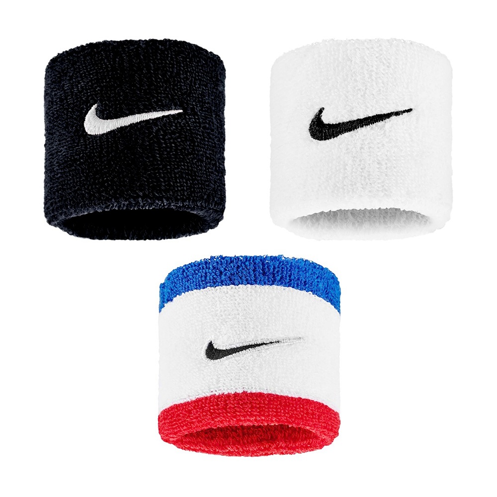 NIKE SWOOSH CLASSIC 腕帶 護腕 健身 訓練 運動 彈性 吸濕 排汗 乾爽 舒適 多色 黑 白 藍白紅