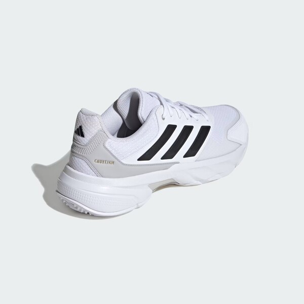 Adidas Courtjam Control 3 M 男 網球鞋 運動 訓練 緩震 抗扭 穩定 白黑 [IF7888], , large