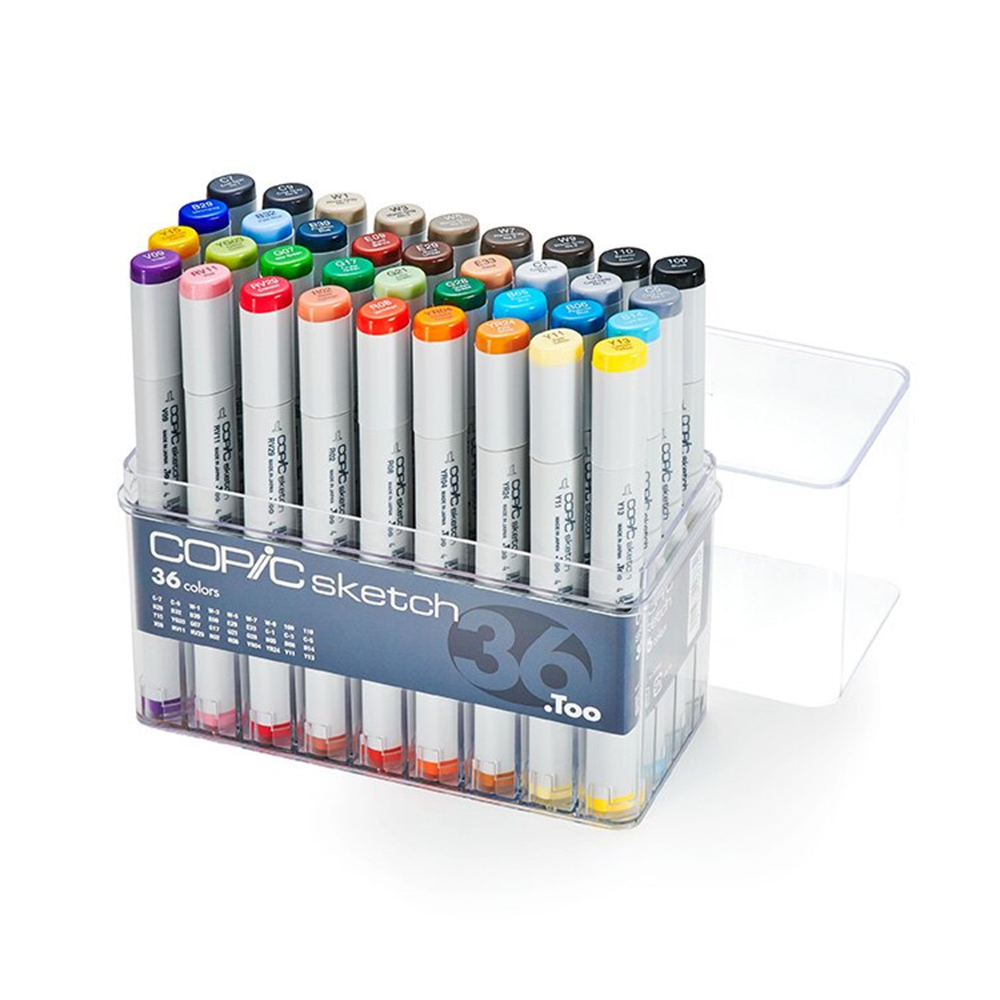 【COPIC】Sketch 第二代 麥克筆 36 Color 36色 /組(日本原裝進口), , large