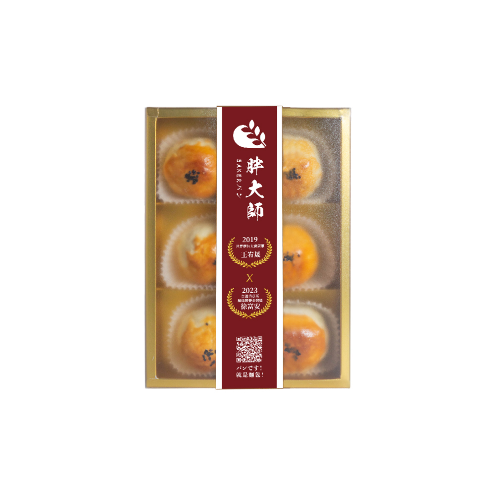 【胖大師】香草蛋黃酥6入/盒(9/16-9/23出貨), , large