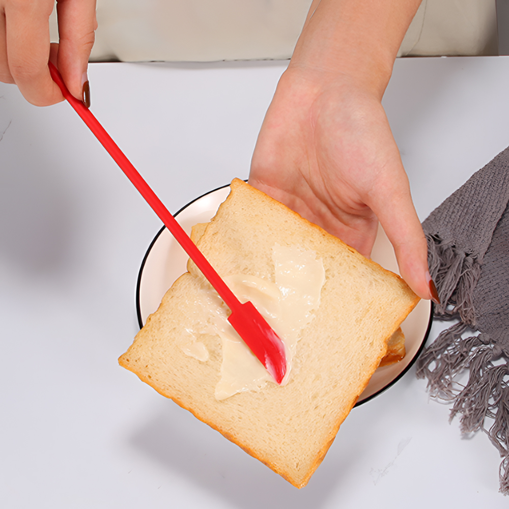 【上手家居】雙頭矽膠刮刀 3件組-紅色(矽膠湯匙/果醬抹刀/耐熱刮刀/烘焙刮刀/奶油刮刀/迷你刮刀/矽膠抹刀/空瓶神器/烘培器具), , large