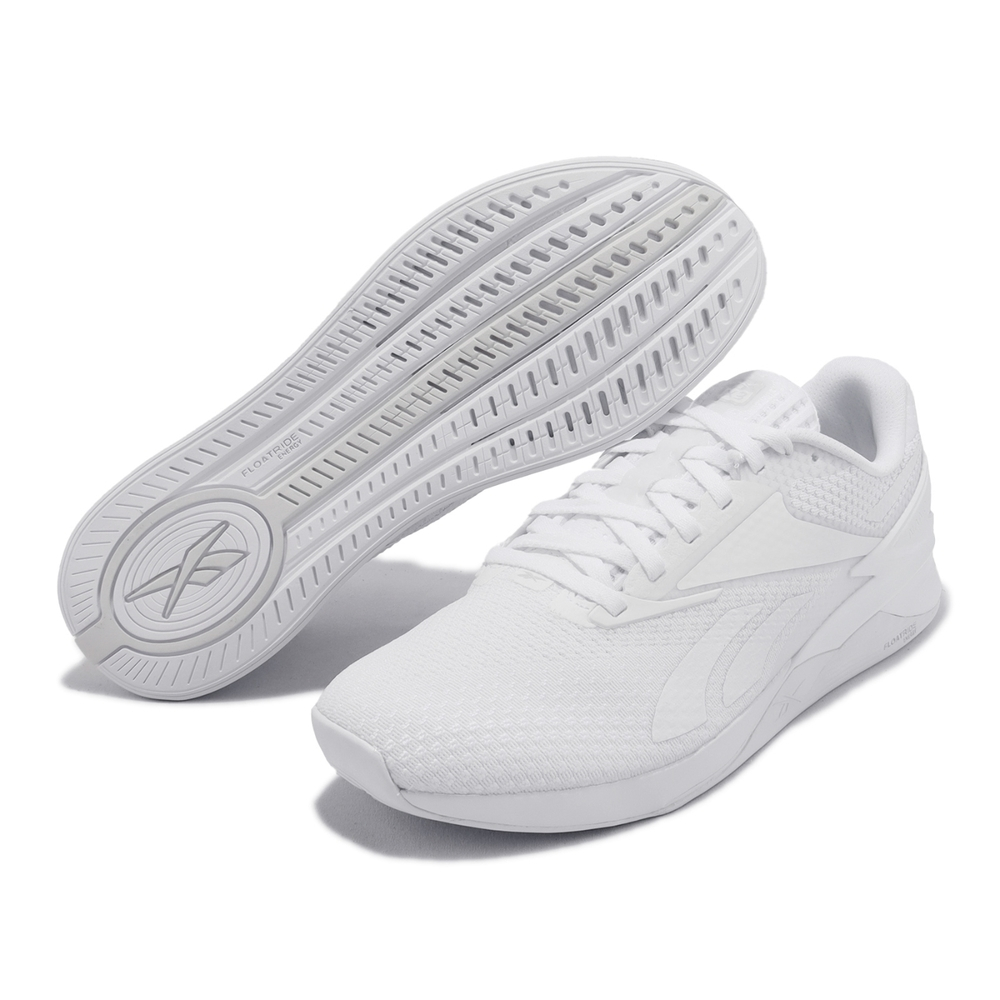 [秉宸] Reebok NANO X3 CrossFit 小白鞋 男女鞋 訓練鞋 純白 100033777 US13 US14, , large