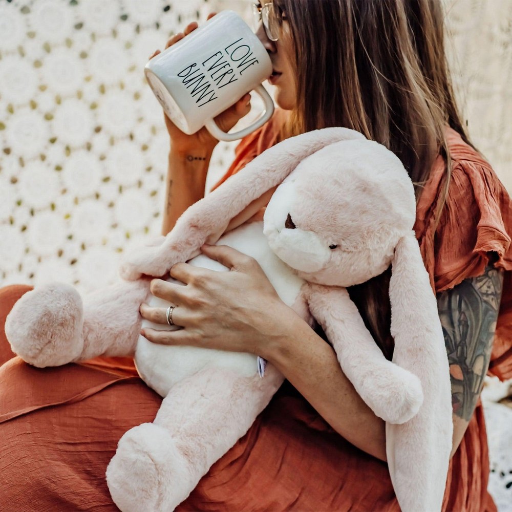 Bunnies By The Bay 大大兔 粉色, 粉色, large