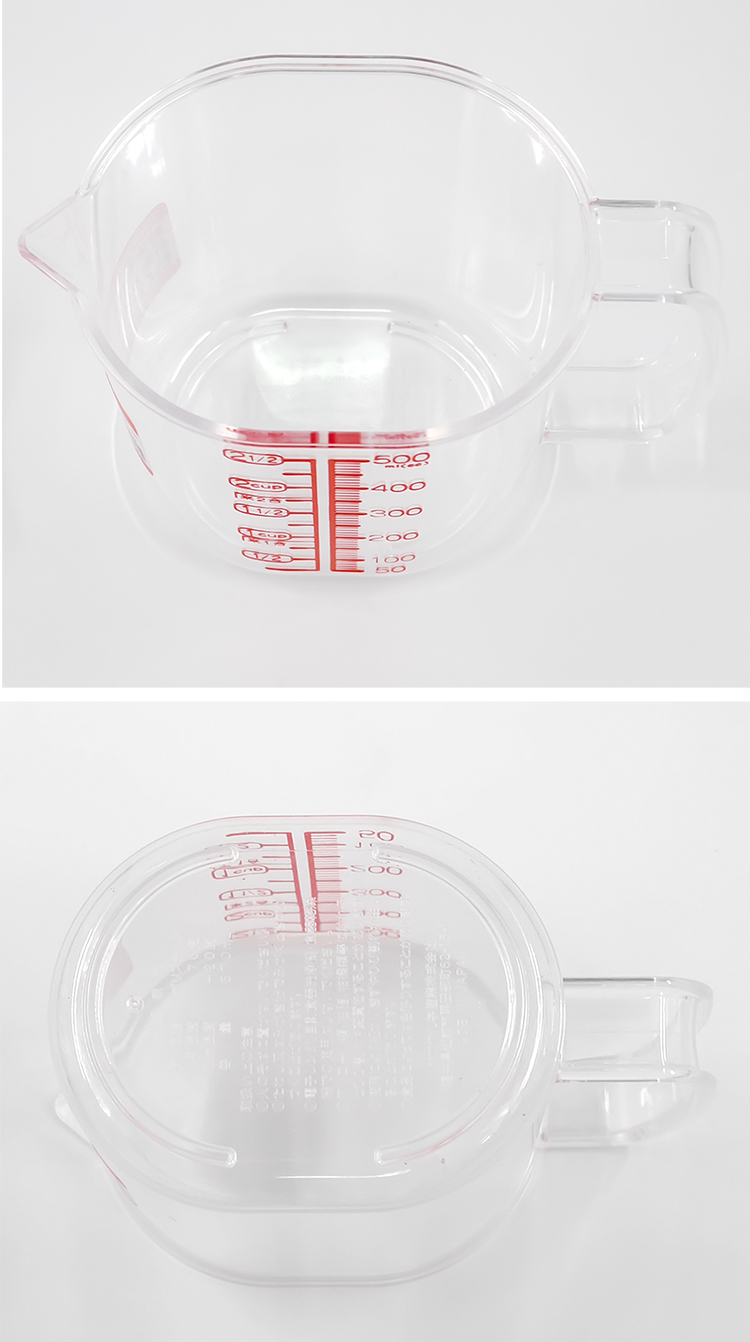日本製PP計量杯-500ml-2入, , large