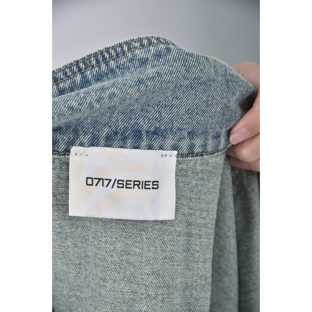 (S) jeans丹寧牛仔質感藍色外套二手衣, , large