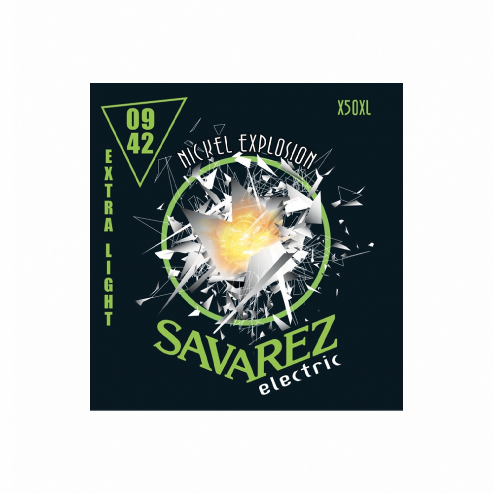 SAVAREZ X50XL EXTRA LIGHT 鍍鎳電吉他弦 09-42【敦煌樂器】, , large