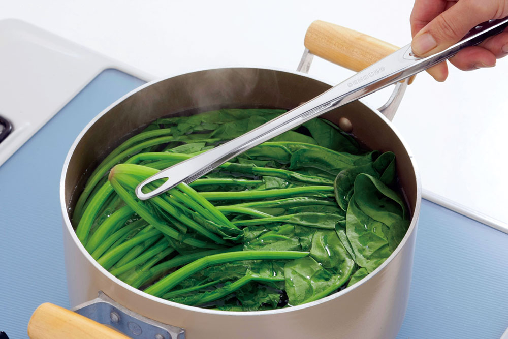 【Senbudō】Japan-Made Slim Multi-Purpose BBQ & Cooking Tongs 30.5cm – Large (304 Stainless Steel / Dishwasher-Safe), , large