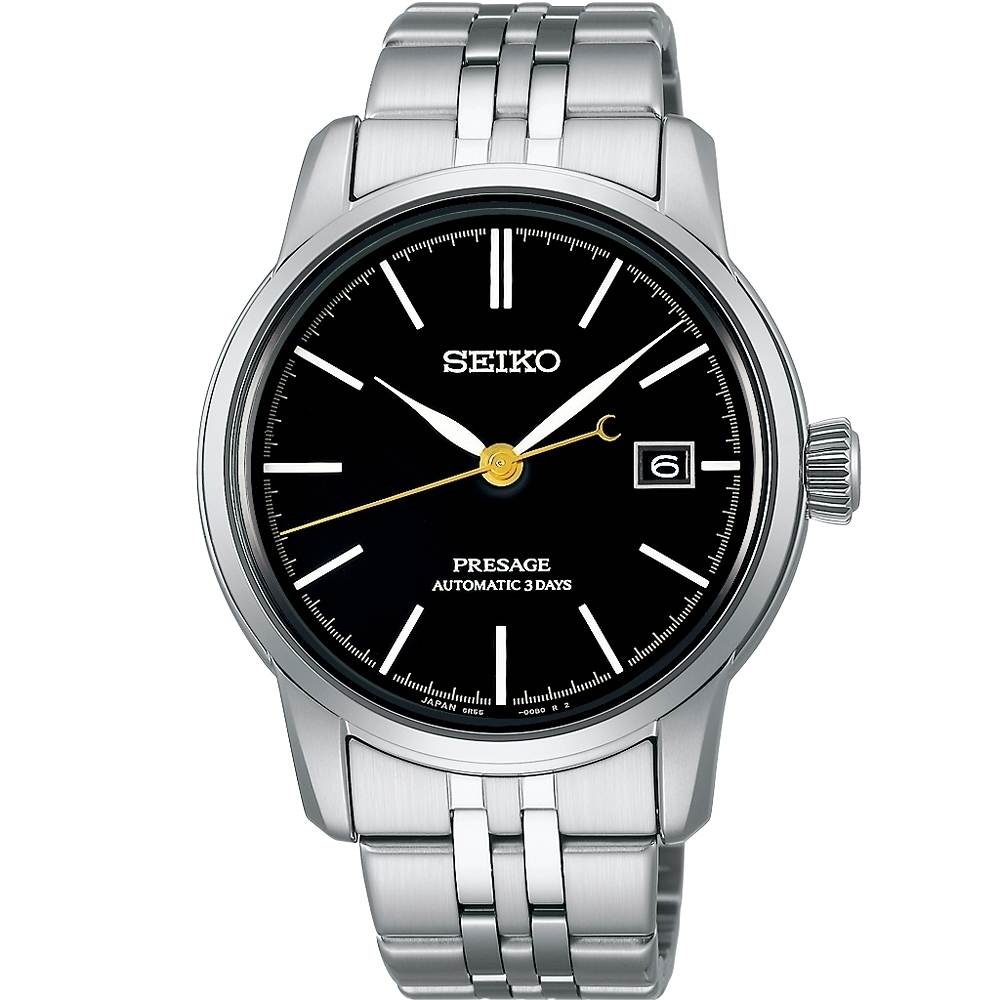 SEIKO 精工 Presage 職人系列 三日鍊 漆藝機械錶 SPB405J1/6R55-00C0D
