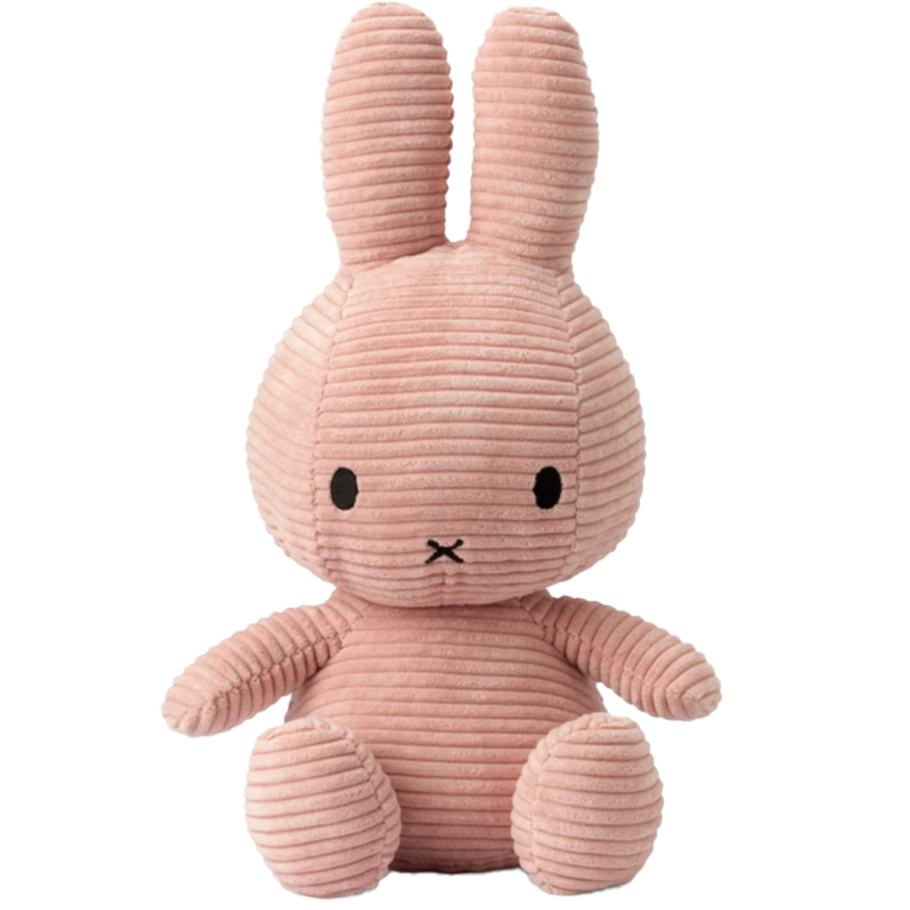 【Bon Ton Toys Miffy 米菲兔】ECO燈芯絨填充玩偶33cm #粉, , large