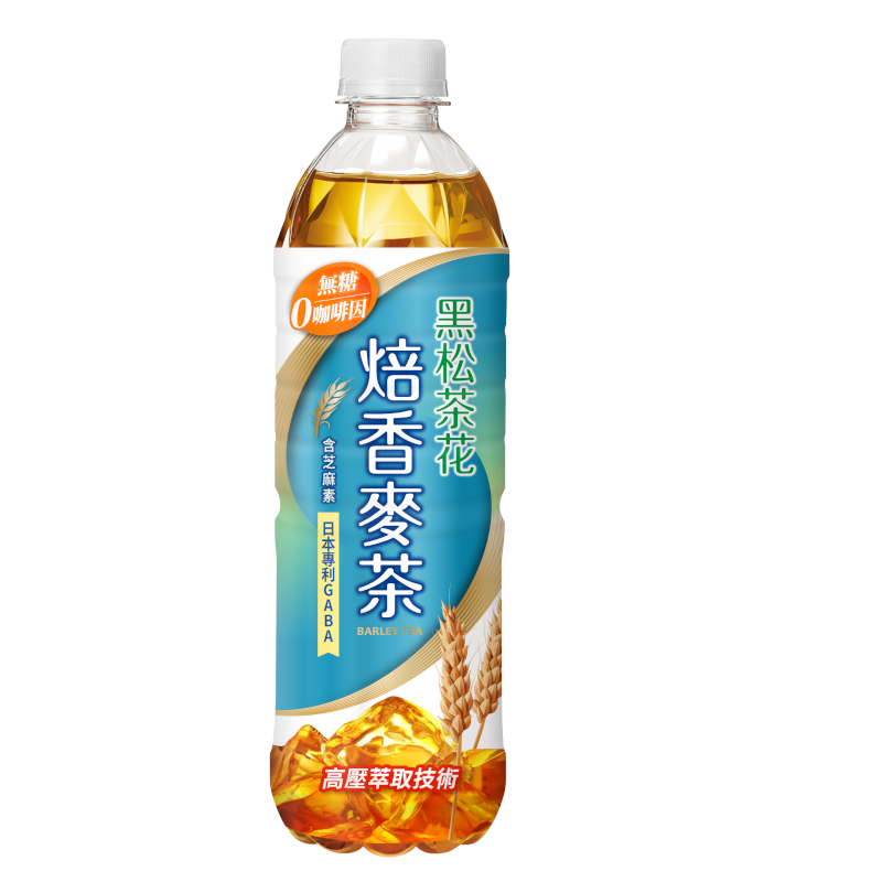 黑松茶花焙香麥茶(無糖) 580ml, , large