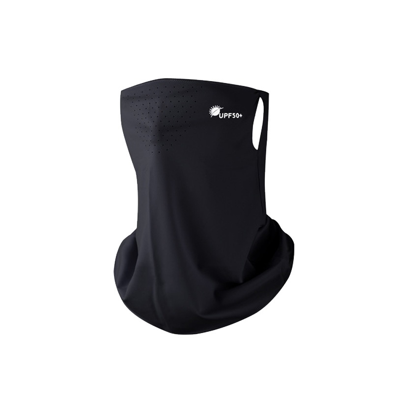 冰絲護頸 冰絲面罩 防風防曬 舒適透氣薄款 夏季 氣孔面罩 面紗 騎行機車族防風 男女可用, , large