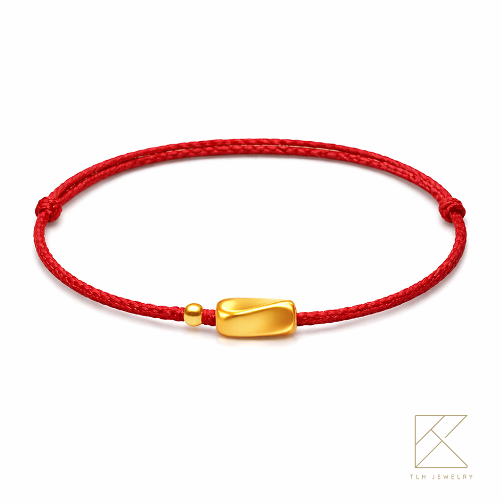 【TLH】母親節限定 黃金墜項鍊 純金999 歲月長隨 守護系列 轉運手繩 約重0.05錢&plusmn;0.01 附贈母親節專屬包裝 (生日 送禮), , large