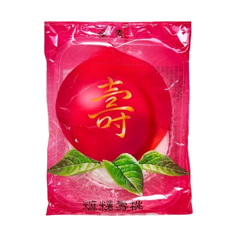 麻糬壽桃(紅豆口味), , large