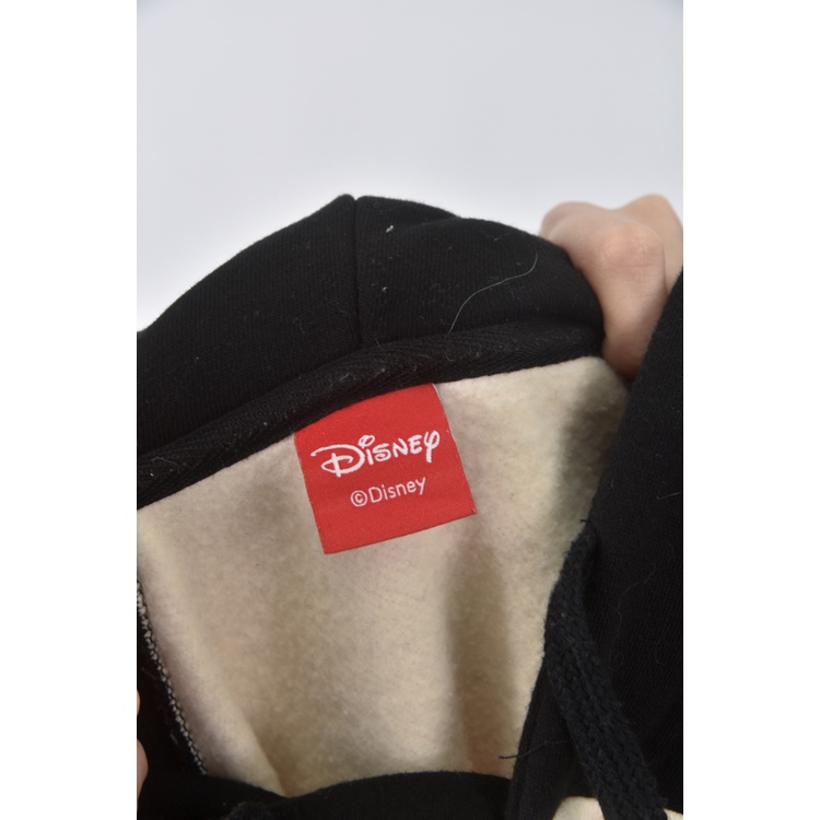 (L) disney質感連帽杏色長袖上衣二手衣, , large