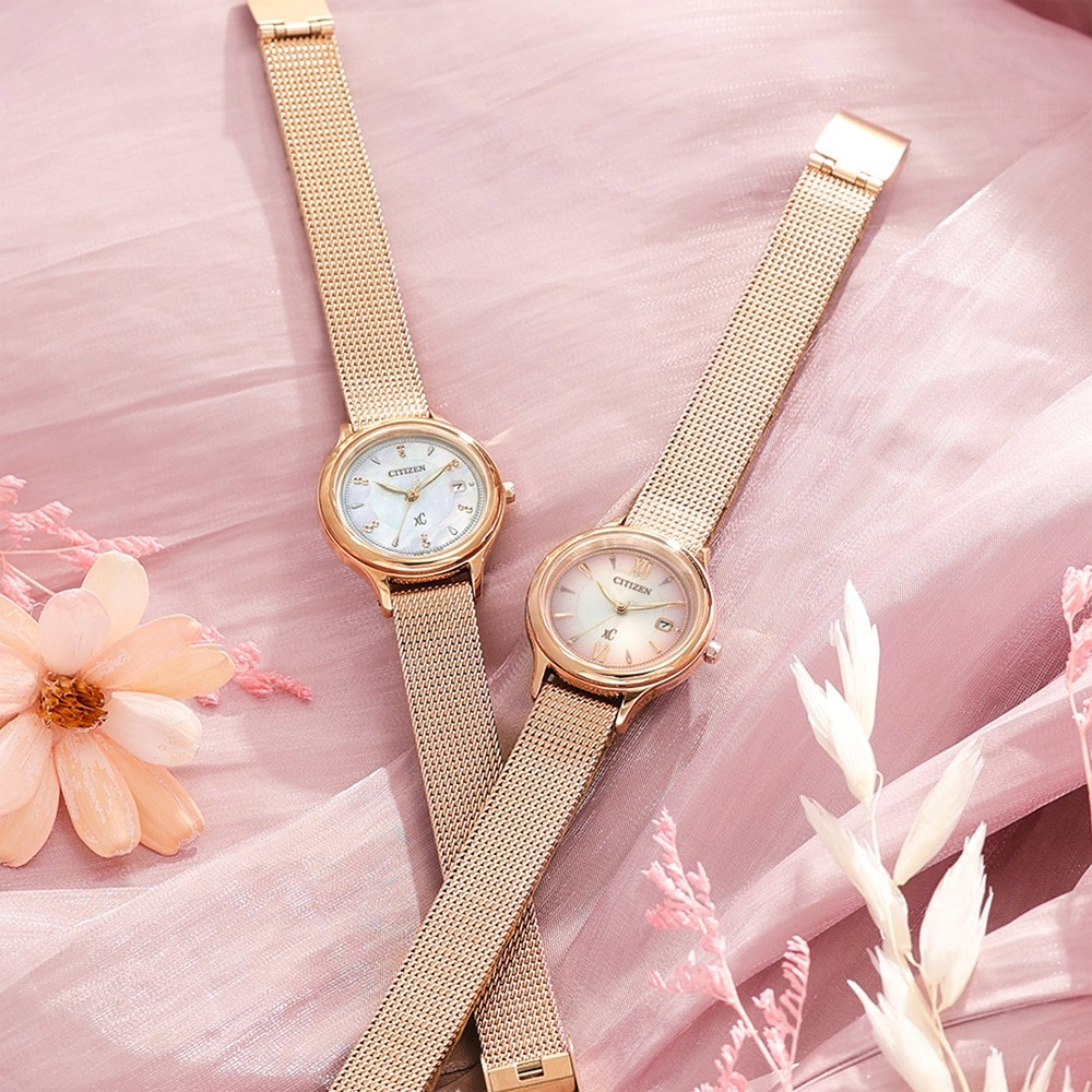 CITIZEN 星辰 XC 亞洲限定 光動能米蘭女錶 EW2635-54W, , large