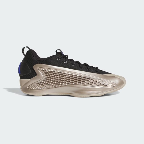 [Kixpress] Adidas Anthony Edwards 1 Low 男 籃球鞋 運動鞋 緩震 包覆 香檳金 黑 [JQ6133], , large