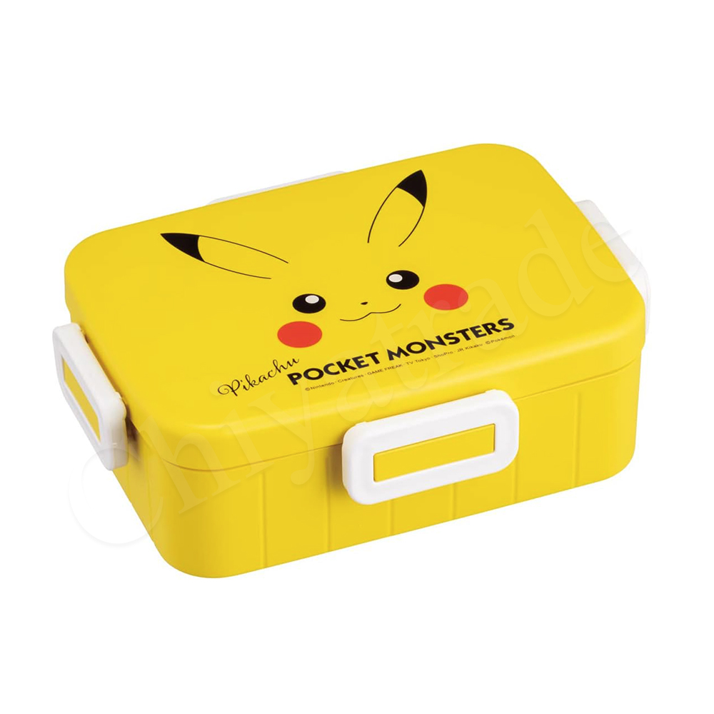 【百科良品】日本製 精靈寶可夢 元氣皮卡丘 便當盒 保鮮餐盒 抗菌加工Ag+ 650ML(日本境內版), , large