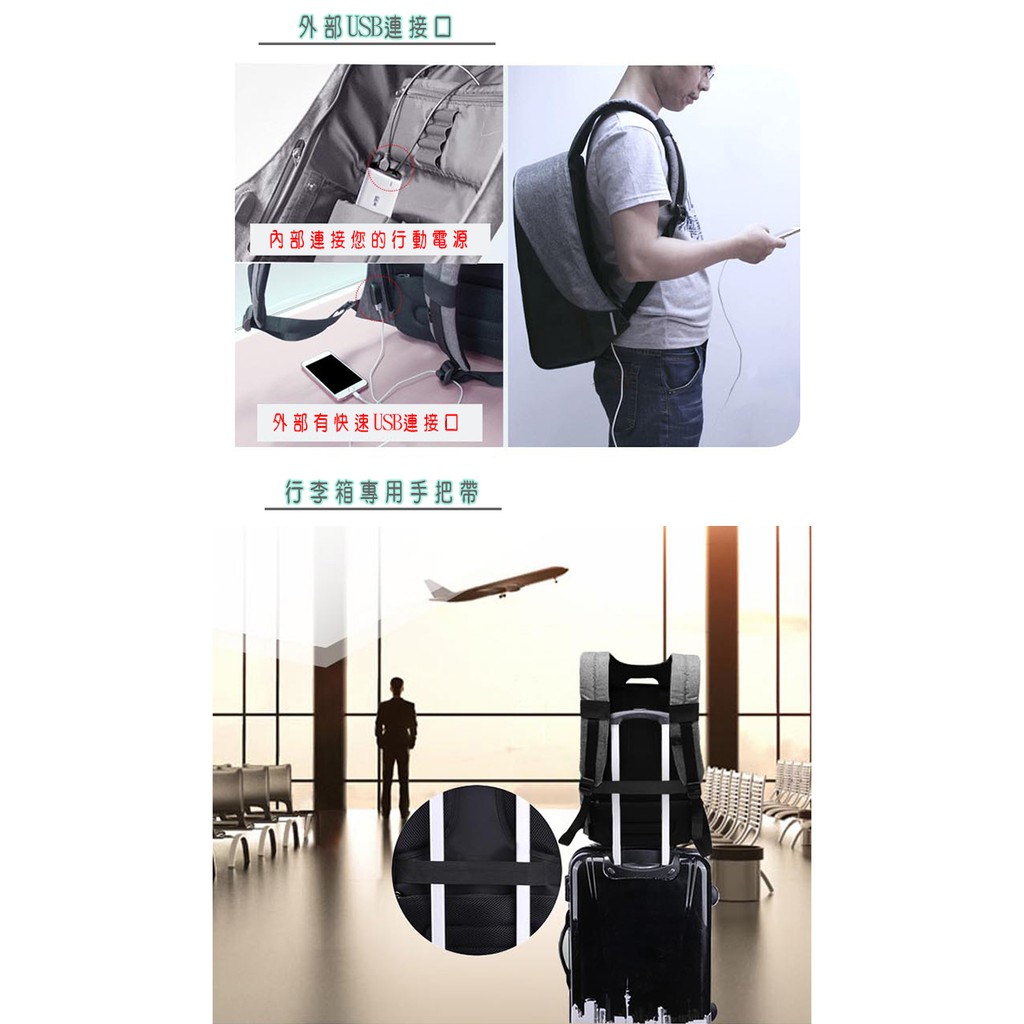 GS MALL Joyelife 智能防盜背包 防盜包 雙肩 背包 Joyelife 智能包 雙肩背包 雙肩包, , large