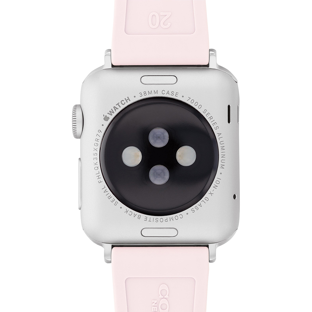 COACH Apple Watch 淡粉花朵錶帶 38/40/41mm適用 矽膠錶帶 禮物 送禮(不含手錶), , large