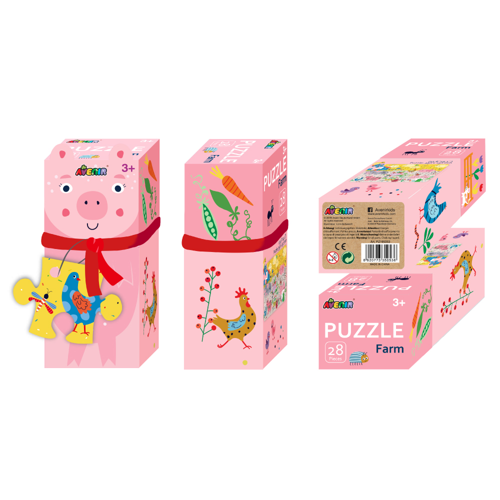 Junior Puzzle Box - Farm, , large