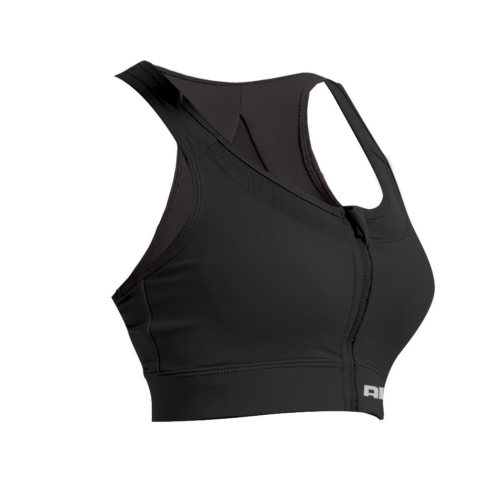 【AREXSPORT】AS-7338 前拉鍊 無鋼圈內衣 運動內衣 冰絲內衣 加大內衣 大碼運動內衣 瑜珈內衣 美背, , large