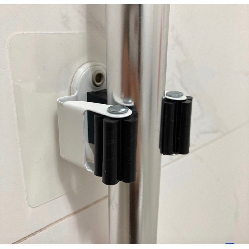 [Beargood sticker] Mop & Broom Holder (Transparent Adhesive), , large