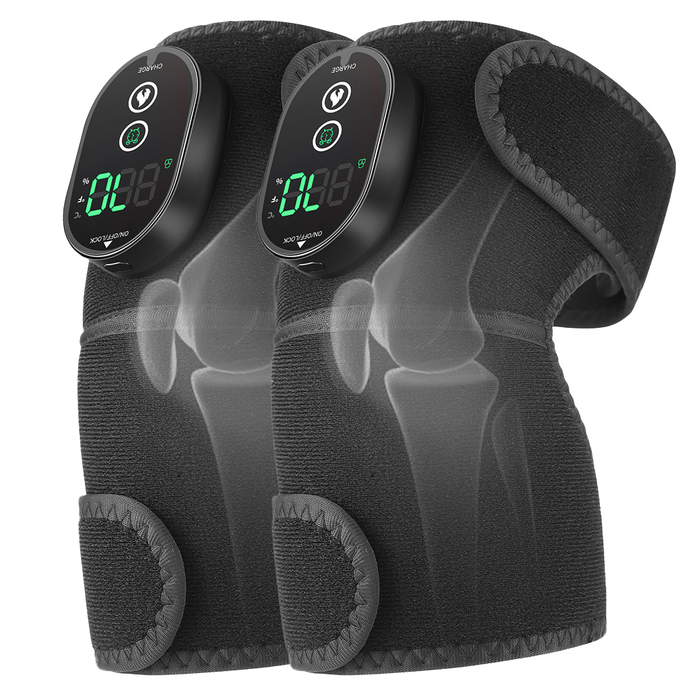 Heated Knee Brace - Black / Single Unit (Moist Heat Therapy), , large