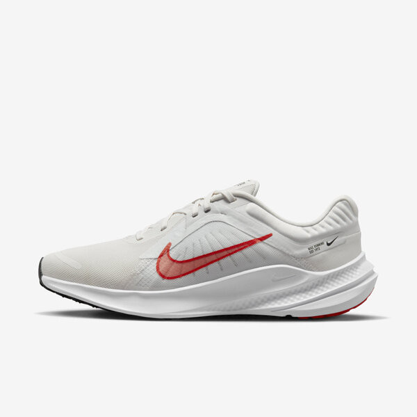 Nike Quest 5 男 慢跑鞋 運動 休閒 路跑 透氣 柔軟 舒適 緩震 米灰 橘紅 [DD0204-007], , large