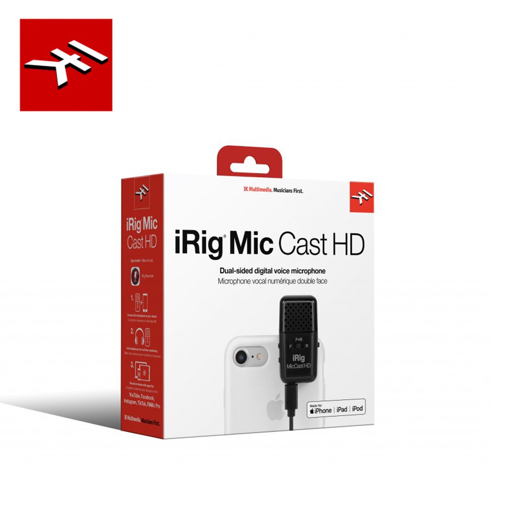 IK Multimedia iRig Mic Cast HD 雙向錄音麥克風【敦煌樂器】, , large