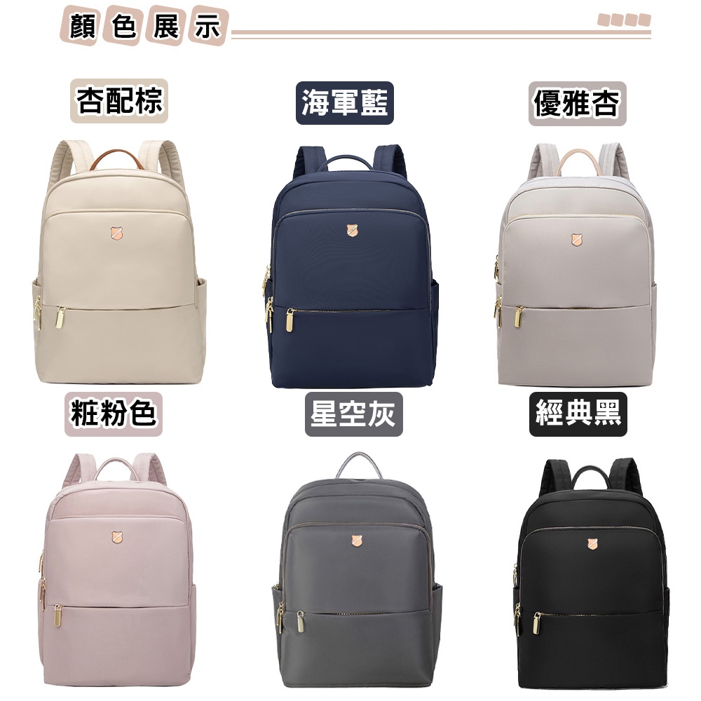 SPRNG-尼龍後背包14吋電腦後背包輕旅行後背包商務通勤後背包-多色, , large