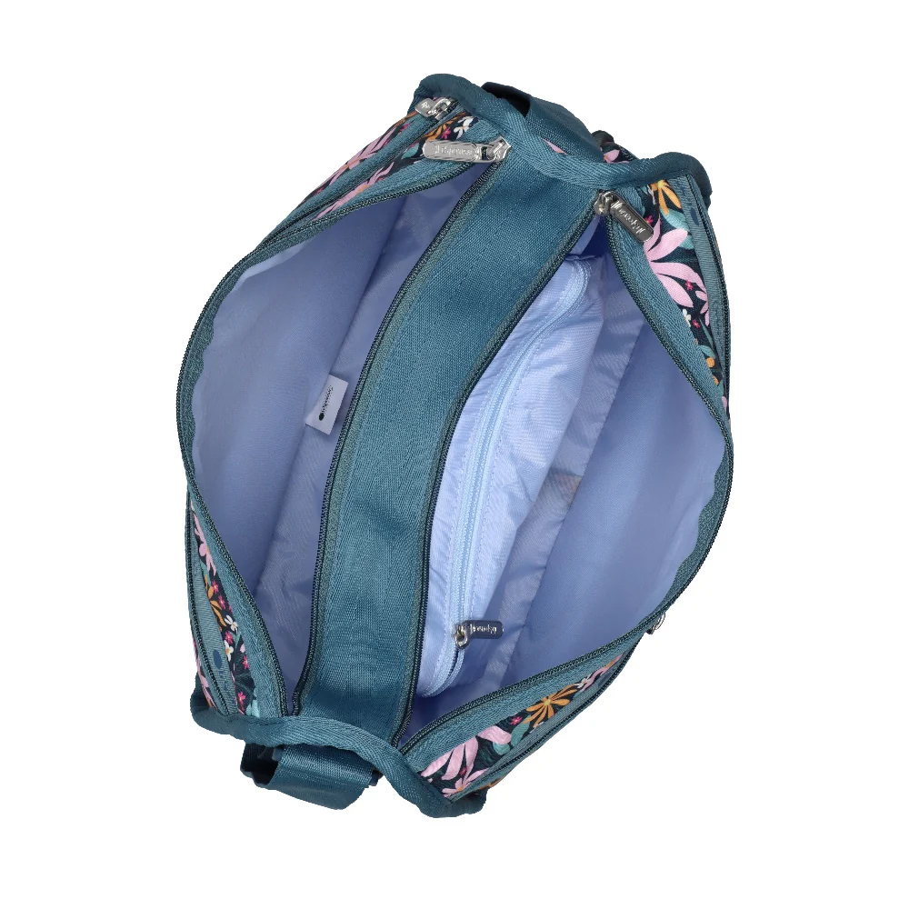 Lesportsac Deluxe Everyday Bag 經典奢華斜背包 側背包 通勤旅行包 女包(復古雛菊), , large