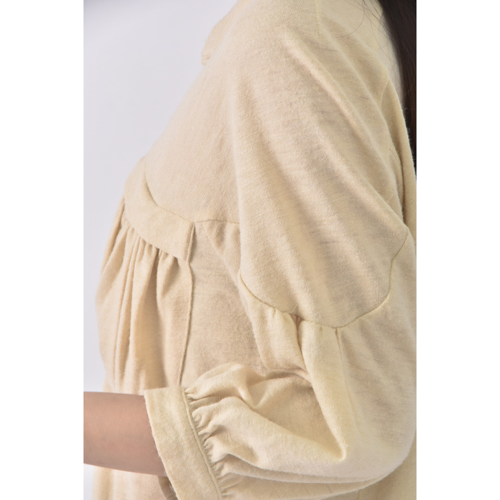 (F) e wear棉質純棉杏色洋裝二手衣, , large