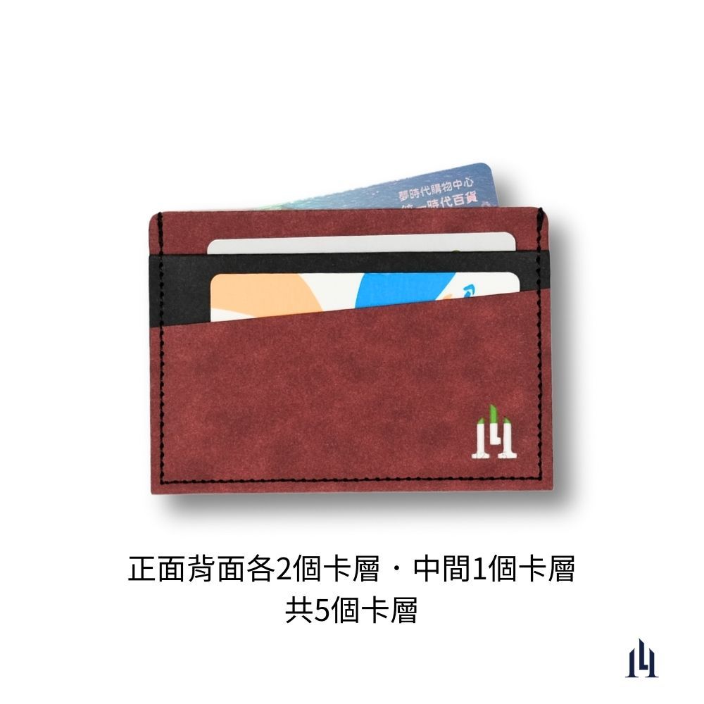 [LOGINHEART]免取卡正面感應卡夾 氣勢紅黑 可客製 悠遊卡/信用卡/各類卡片 直接感應不受其他卡片干擾, , large