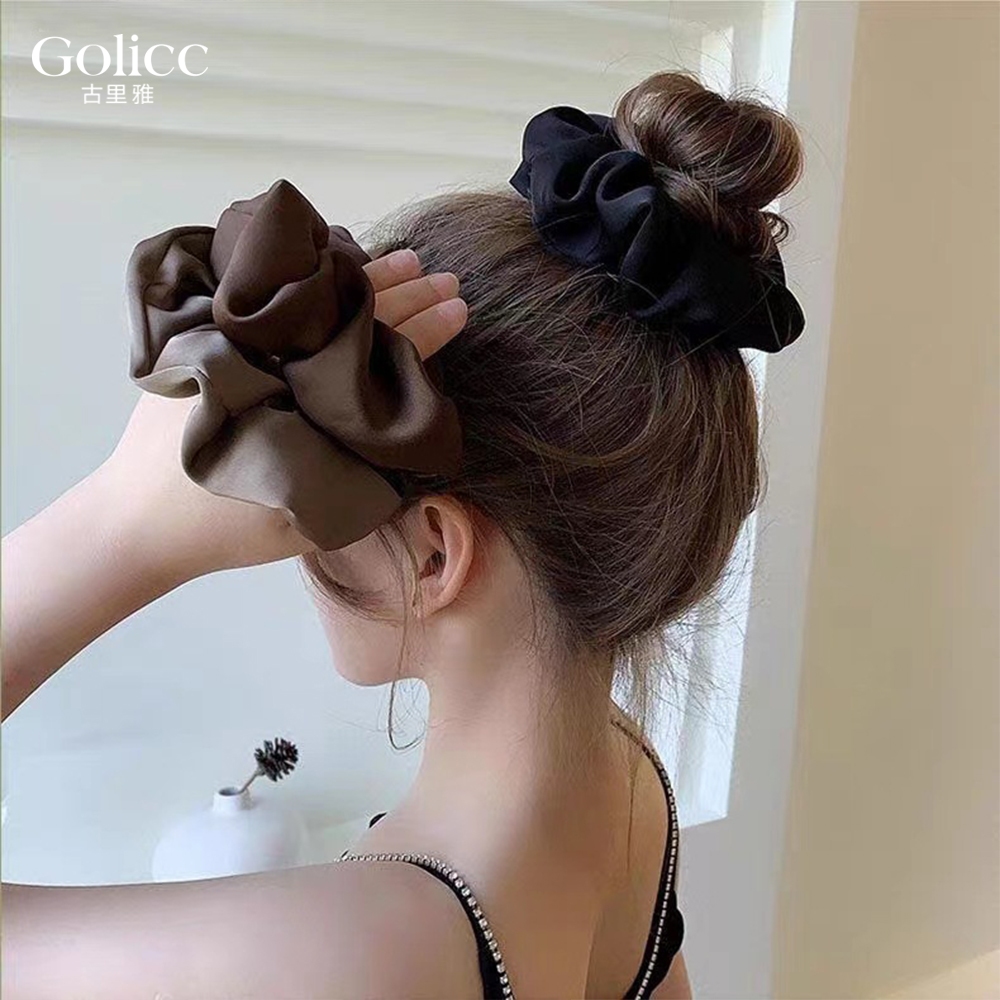 【Gulicc】古莉可 髮圈 夏季新款氣質莫蘭迪 4入髮圈組, , large