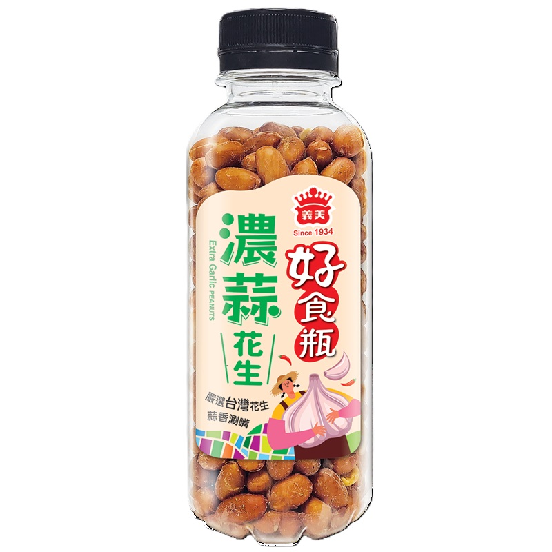義美好食瓶-濃蒜花生230g, , large