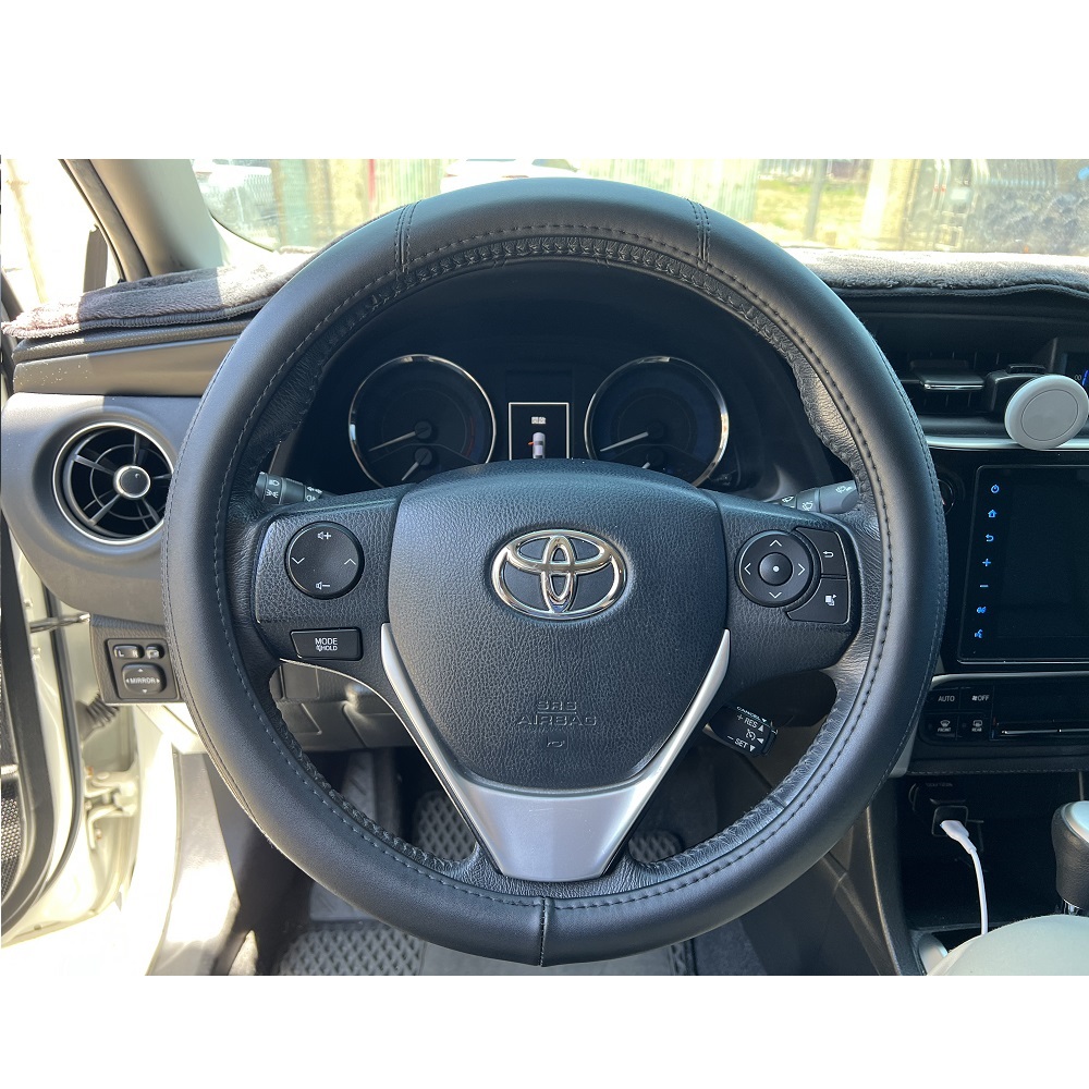 【CAR WAY】牛魔王真皮方向盤套M(方向盤套 真皮 牛皮), , large