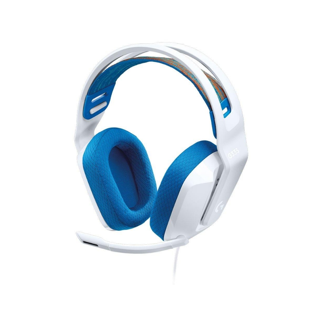 【 Logitech 羅技 】G335 白色 輕盈 有線 電競 耳機麥克風, , large