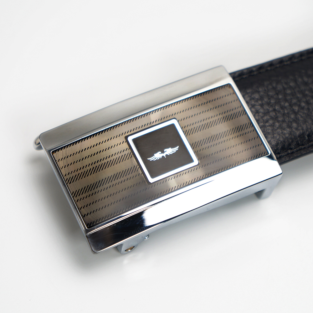 【頭層牛皮】自動扣真皮紳士腰帶 T3款 皮帶 高質感 西裝皮帶 商務皮帶 型男 上班族 自動扣 七夕 情人節 禮物, , large