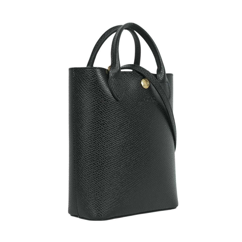 LONGCHAMP Epure XS 牛皮手提/斜背二用迷你托特包/黑色, , large