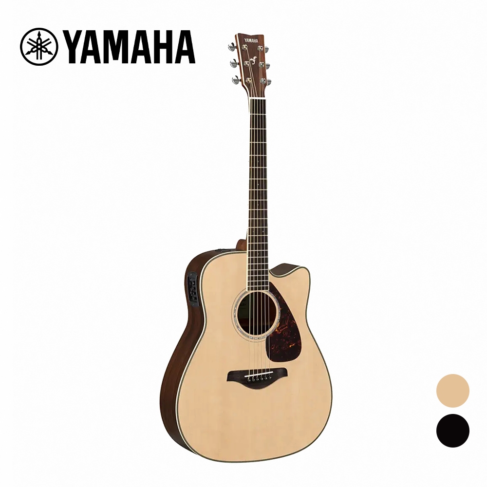 YAMAHA FGX830C NT/BL 面單板 電木吉他 原木/黑色【敦煌樂器】, , large