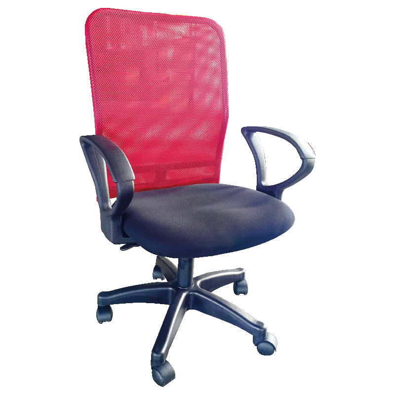 Elegant Mesh Chair, 紅色, large