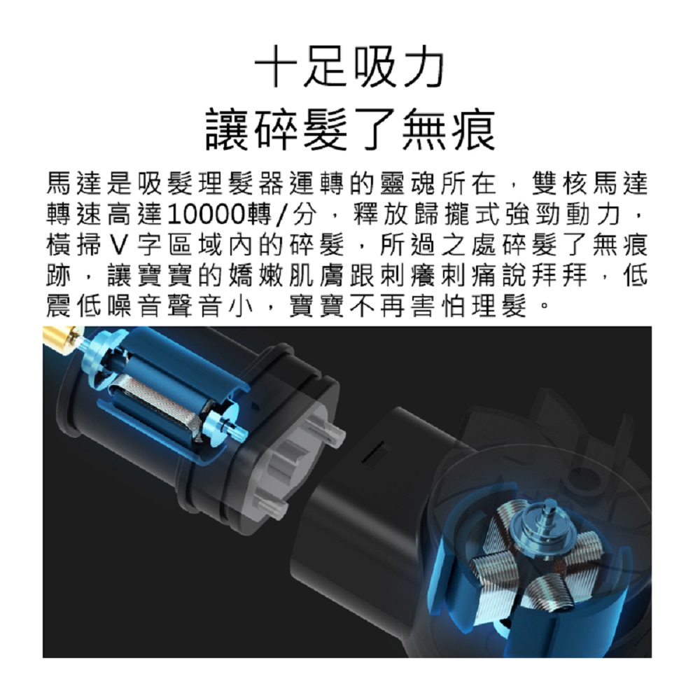 【好米企業社】如山嬰童吸髮理髮器 嬰兒 兒童理髮器 安全理髮器 嬰兒剃毛刀 理髮器 小孩 兒童, , large