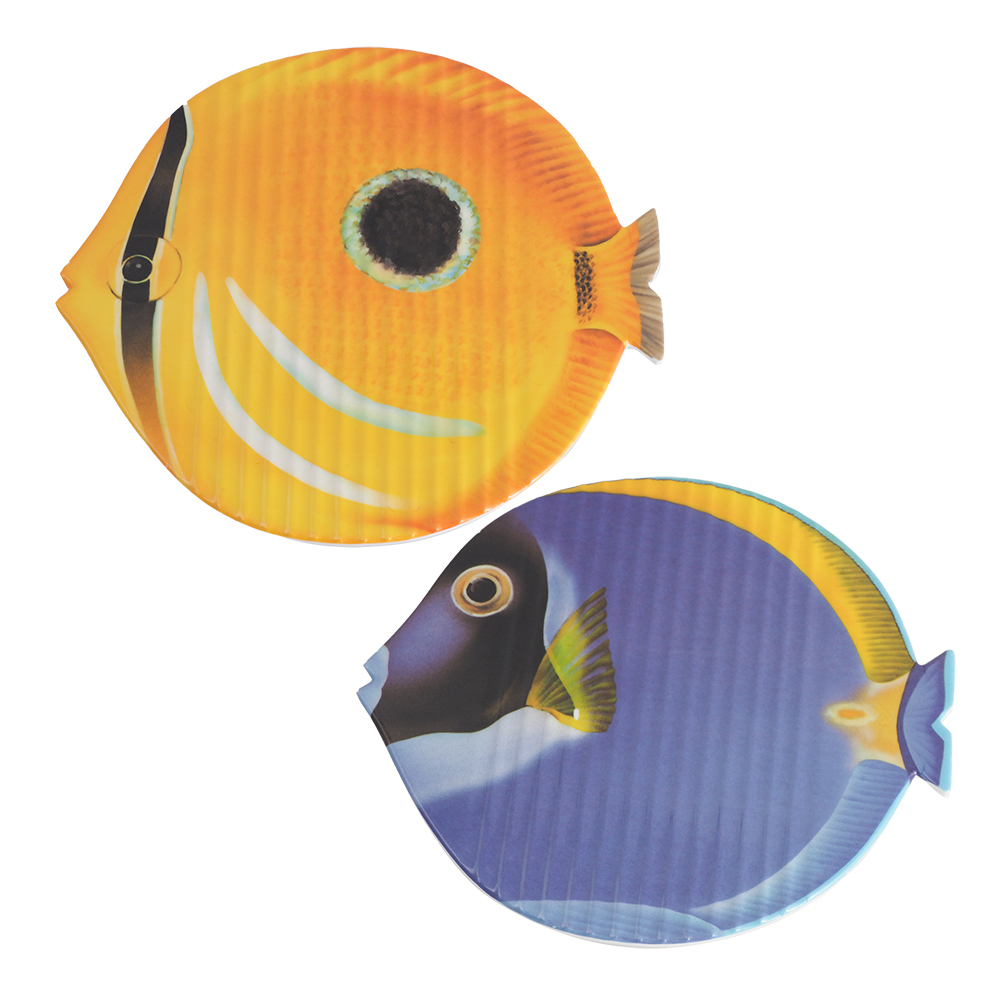 熱帶魚隔熱鍋墊-2入, , large