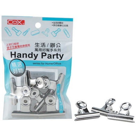 COX三燕 38mm 鍍鎳鐵圓票夾HD-038, , large