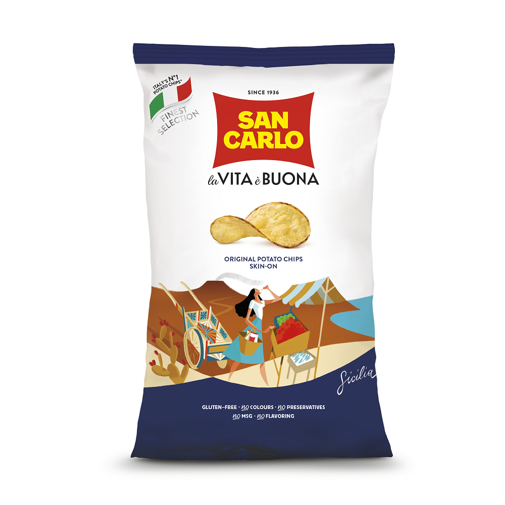 義大利San Carlo洋芋片-帶皮馬鈴薯, , large
