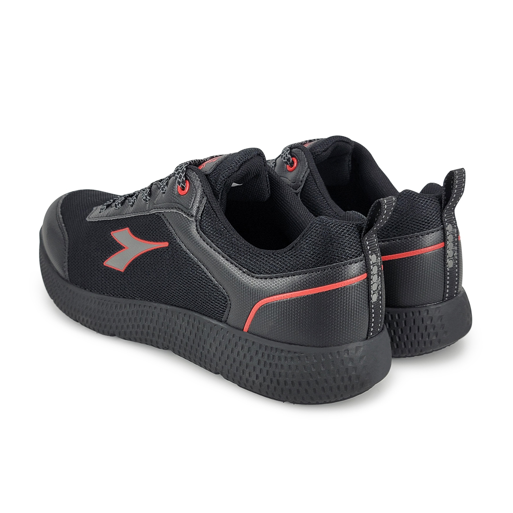 DIADORA迪亞多那 超輕量透氣跑鞋 男鞋 男運動鞋 慢跑鞋 寬楦 高腳背 反光 透氣 彈性 吸震 減壓 防滑 黑 藍, , large