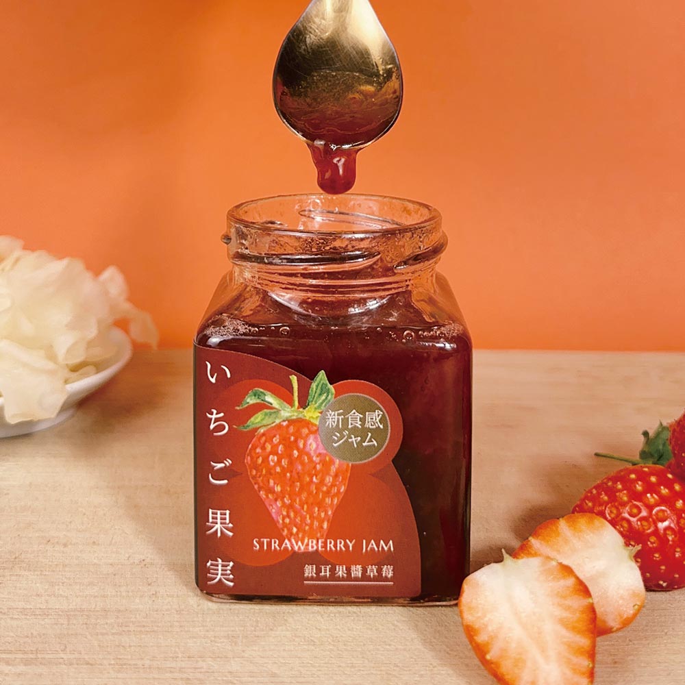 [日進生技]O卡桑銀耳果醬-草莓(190g/罐), , large